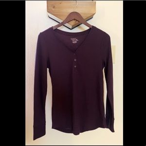 Purple Time and Tru Long Sleeve Heavy T-Shirt